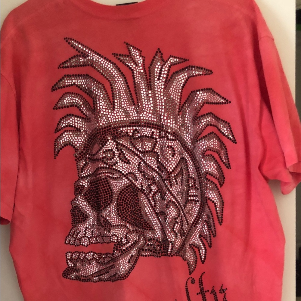 Rhinestones stud bling shirt by RAWYALTY